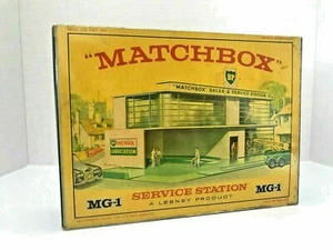 Matchbox Lesney MG-1 SERVICE STATION BP / Empty Repro Box - Picture 1 of 2