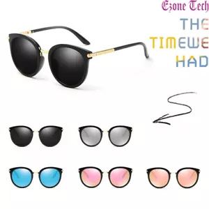 Polarisierte Damen-Sonnenbrille Retro klassisch Katzenbrille Autofahren Sport Outdoor NEU - Bild 1 von 11