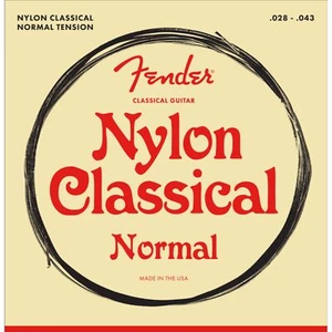 Fender 100 Clear Nylon Tie End Classical Acoustic Guitar Strings, Medium 28-43 - Picture 1 of 1