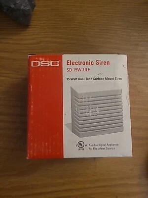 New DSC Electronic Siren SD-15W-ULF Fast Shipping ‼️ New - Image 1 of 4