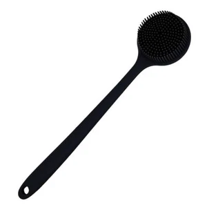 Silicone Body Scrubber Long Handle Back Scrubber for Shower Silicone Body Bru... - Picture 1 of 7