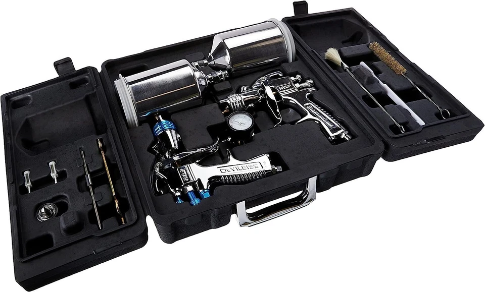 DeVilbiss StartingLine 802343 HVLP Gravity Feed Auto Paint, Primer Spray Gun Kit - Image 1 of 1