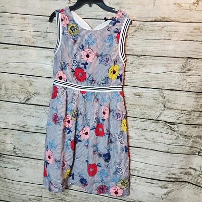 Vestido Universitario Floral Sin Mangas Tres Corazones Rosa Talla 16 Nuevo con Etiquetas Reg $58 Foto 1 de 4