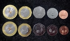 MAURITANIA SET 5 UNC 1/5 1 5 10 20 OUGUIYA 2017 / 2018 P NEW COIN CAMEL OX