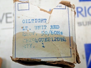 GE CR2940UE212DB4 Red Oiltight Indicator Light New - Picture 1 of 8