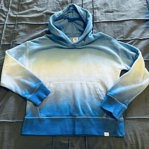 Gap Blue Ombré Kids Sweatshirt With Hoodie, Size M (8) - Picture 1 of 3