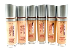 2 PACK - Rimmel Lasting Finish 25 Hr Breathable Foundation 1.0 oz - CHOOSE COLOR - Picture 1 of 4