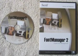 Serif FontManager 2 PC CD - digital font management - Picture 1 of 4