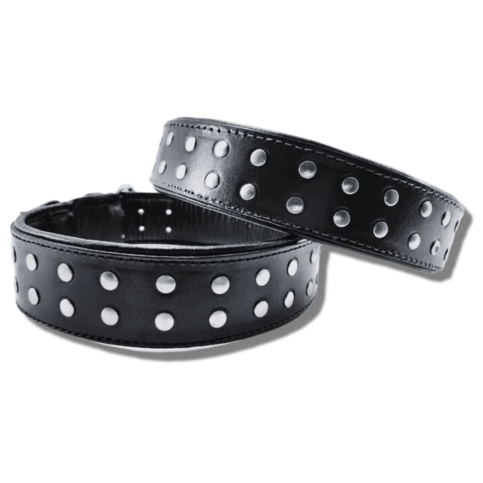 Genuine Leather Dog Collar Handcrafted K-9 Military Heavy Duty Adjustable - Image 1 of 1