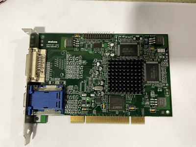 G45fmdvp32dbf - matrox graphics 32 bit agp dvi pci dual video card f7003-0301 r - Image 1 of 3