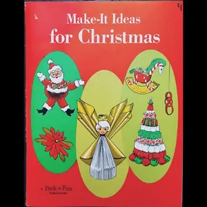 Vintage Pack-O-Fun Make-It Ideas for Christmas Booklet ©1969 - Picture 1 of 23