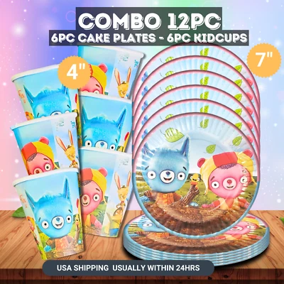 JEWELESPARTYZ TUMBLE LEAF PARTY SUPPLIES BIRTHDAY DECORATION BALLOON TABLEWARE SWIRL theme