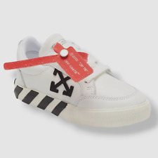 Off-White Unisex Toddler's White Vulcanized Sneaker Shoes Size 26 EU/9 US