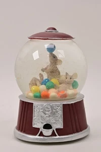 Charming Tails Jaw Breakers macchina musicale per caramelle Gumball globo di neve Windup - Foto 1 di 6