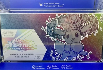 [⭐Premium Acryl Case] 🧲Magnetisch ☀️UV-Schutz - Pokemon Größe: Prismatische SPC - Bild 1 von 4