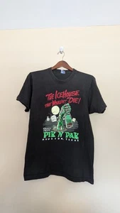 RARE Vtg Pik N Pak Ice House Texas Jesus Lizard T-shirt Sz L 20x27 Punk - Picture 1 of 12