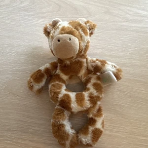 Jellycat Baby Bashful Giraffe Ring Rassel Plüschtier Rentner Stofftier London  - Bild 1 von 9