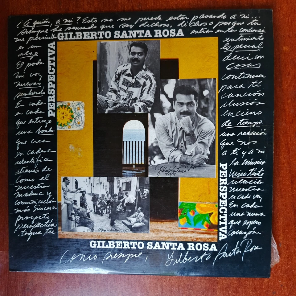 Gilberto Santa Rosa ‎– Perspectiva [1991] Vinyl LP Latin Salsa Romantic Columbia - Image 1 of 1