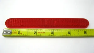 Harley-Davidson OEM 07 & Later Oblong Red Reflector (Tape Soiled) 69490-07 - Picture 1 of 5