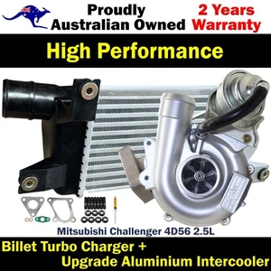 Upgrade Billet Turbo Charger+Intercooler For Mitsubishi Challenger 4D56 2.5L - Picture 1 of 11