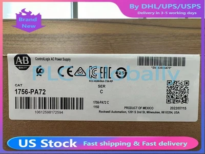 1756-PA72 Allen Bradley In BOX AC Power Supply Module New Sealed 1756PA72 - Image 1 of 4