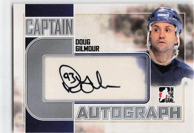 2011-12 In The Game Captain-C #A-DGI Doug Gilmour C - Autographs Silver - Image 1 of 2