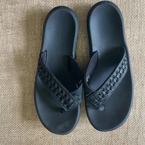 Nike Kepa Kai Thong 2 Lea Lifestyle Black (BV9224-001) Mens Size 10 Sandals - Picture 1 of 9