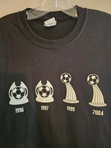 DC United Championships Promo Xl Mens Black Double-sided Graphic Logo Tee MLS - Picture 1 of 14