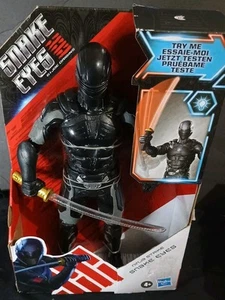 Snake Eyes Ninja Strike Hasbro GI Joe Figure With Lighted Sword In Box - Picture 1 of 4