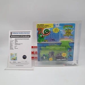 TMNT MINI MUTANTS NINJA TRANSPORTS TURTLE TENDERIZIN' - CAS GRADED 80 Sealed! - Picture 1 of 12