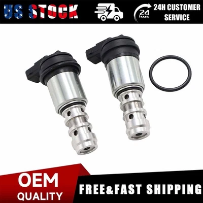 2x 917-244 For BMW 545i 650i 750i X5 VANOS Variable Valve Timing Solenoid VVT - Image 1 of 4
