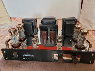 T.A.C 34 Röhren Vollverstärker 2 x 40 W Schwarz/Chrom - Bild 1 von 4