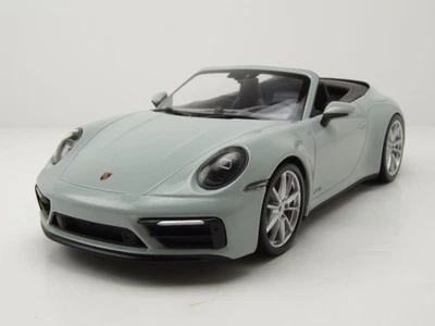Porsche 911 Carrera 4 GTS Cabrio 2020 Grigio Modellino 1:18 Minichamps - Immagine 1 di 4