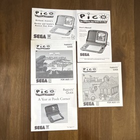SEGA Pico System Manuals & Parents' Guides Lot - English - Original