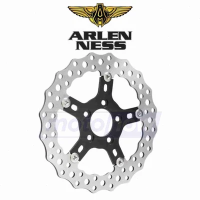 Arlen Ness Front 11.5in. Jagged Front/Rear Rotor for 2004-2006 Harley de Foto 1 de 4