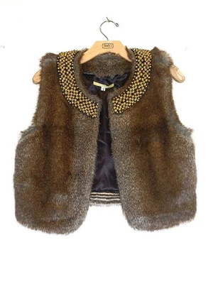 Жилет из искусственного меха Gianni Bini - Изображение 1 из 2
