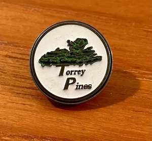 Torrey Pines (California) Metal Stem Logo Golf Ball Marker - Picture 1 of 2