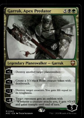 Garruk, Apex Predator #262 MTG Modern Horizons 3 NM X1 - Image 1 of 3