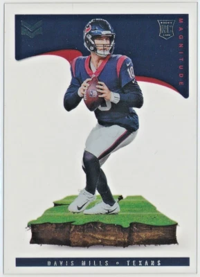 2021 Panini Chronicles - Davis Mills - Houston Texans - Magnitude - RC - #MAG-14 - Image 1 of 2