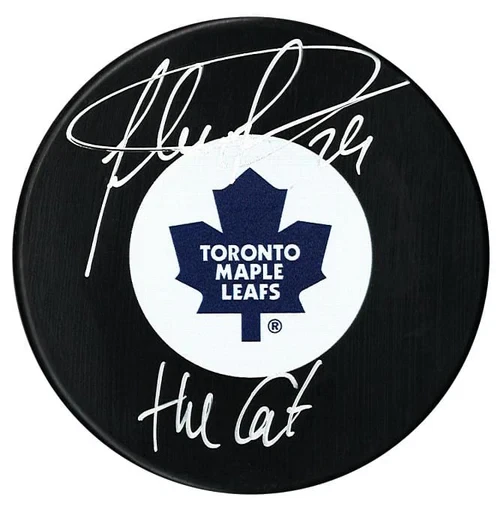 Felix Potvin Toronto Maple Leafs Signed Auto Model Puck - The Cat Inscription — 第 1/1 张图片
