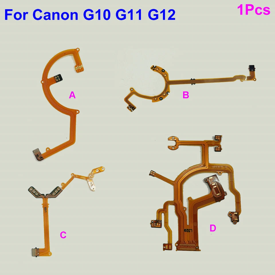 For Canon G10 G11 G12 Camera Lens Focus Aperture Shutter Base VR Flex Cable FPC - Image 1 of 1