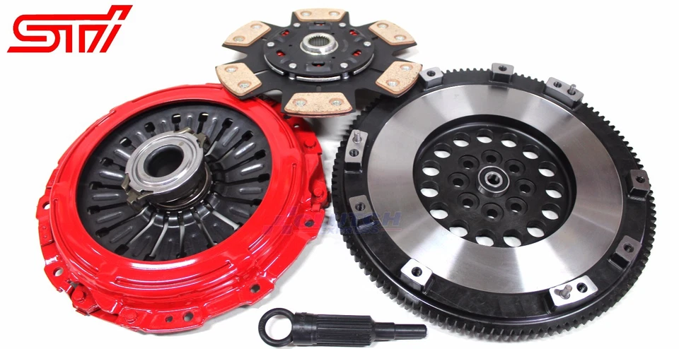 КОМПЛЕКТ СЦЕПЛЕНИЯ CF STAGE 3 + КОВАНЫЙ МАХОВИК для SUBARU STi 2004-2017 2,5 л TURBO EJ257. - Изображение 1 из 4