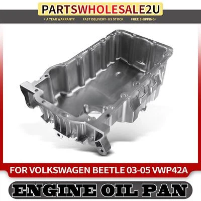 Sumidero de cárter de aceite con orificio de sensor de nivel de aceite para Volkswagen Beetle 2003-2005 l4 2,0 L Foto 1 de 4