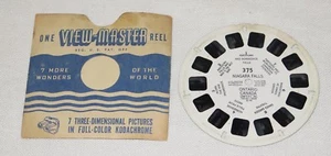 Carrete View-Master 375 Niagara Falls Ontario Canadá 1948 - Imagen 1 de 3