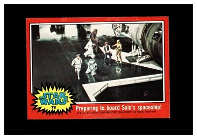 1977 Topps Star Wars #79 Preparing to board Solo's spaceship! - Image 1 of 2