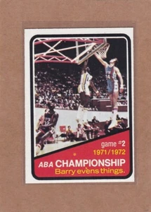 1972-73 Topps Baloncesto #242 ABA Campeonato Juego 2 Excelente/Nuevo *A31143 - Imagen 1 de 1