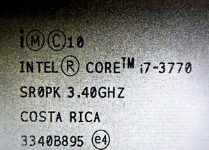 1 Intel Core i7-3770 3.4GHz CPU, 16 available - Bild 1 von 4