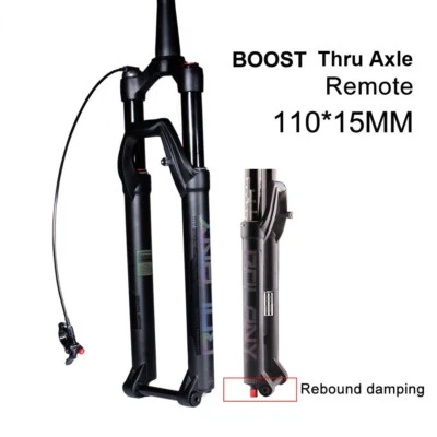 MTB Bicycle Boost Fork Thru Axle 110*15mm Mountain Bike Front Suspension Fork - Imagem 1 de 4