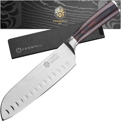 Kessaku 7" Santoku Knife - Samurai Series - High Carbon Stainless Steel
