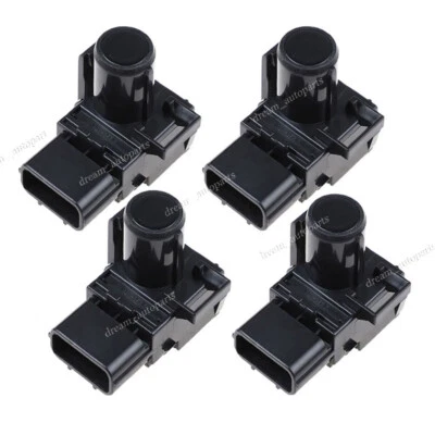 Qty4 PDC Rear Parking Aid Sensor Black For 12-15 Honda Odyssey Pilot 39680TK8A11 Foto 1 de 4
